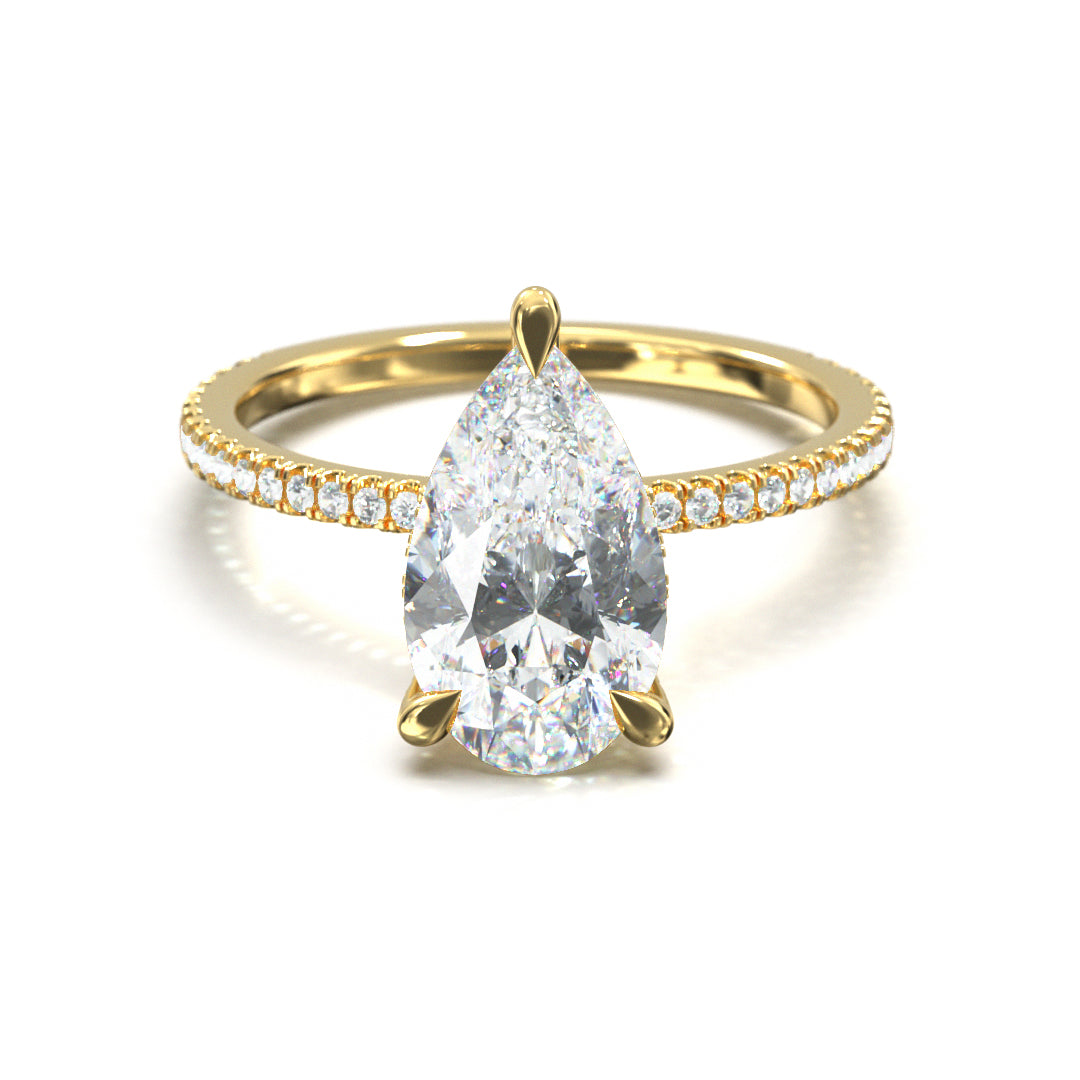 Pear Cut Twilight Engagement Ring
