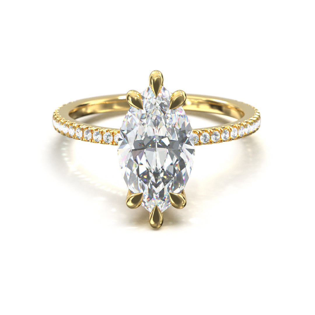 Marquise Cut Twilight Engagement Ring