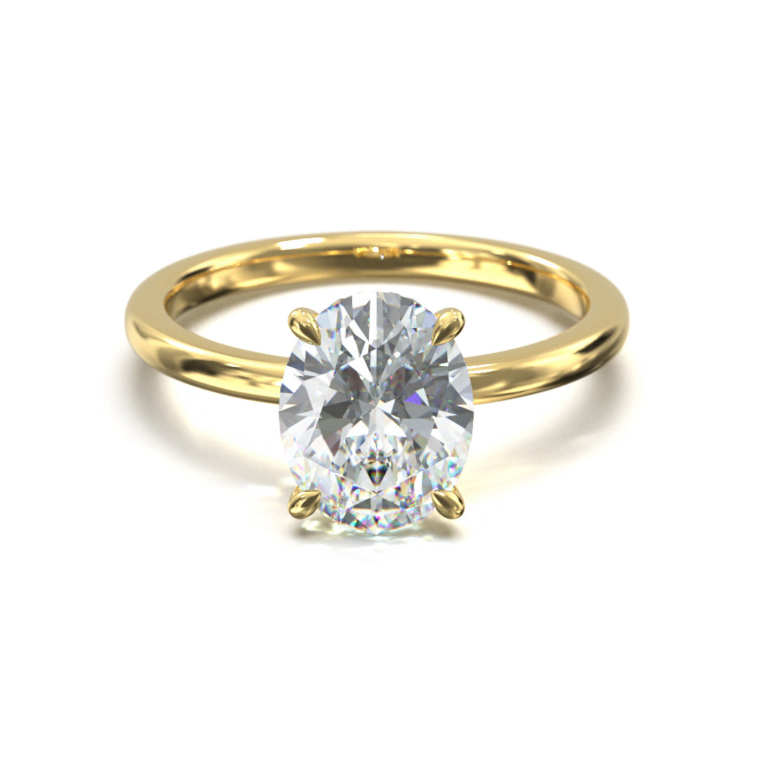 Oval Cut Classic Engagement Ring