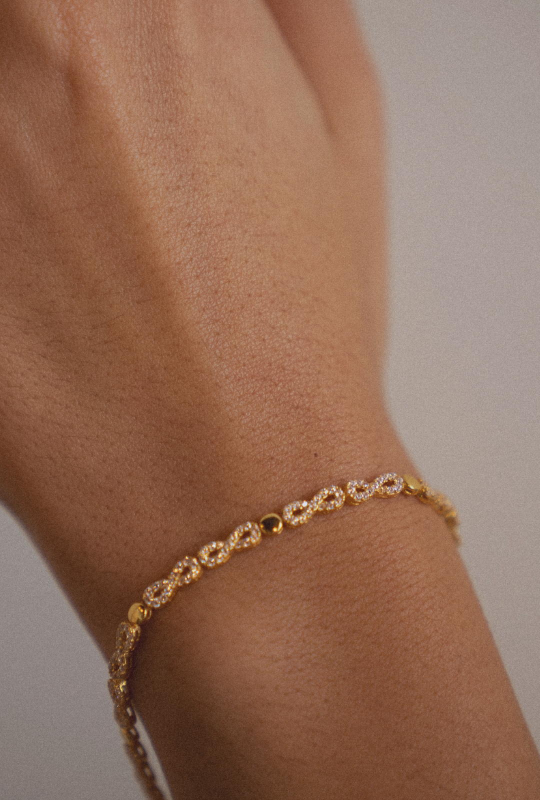 Infinity Diamond Tennis Bracelet