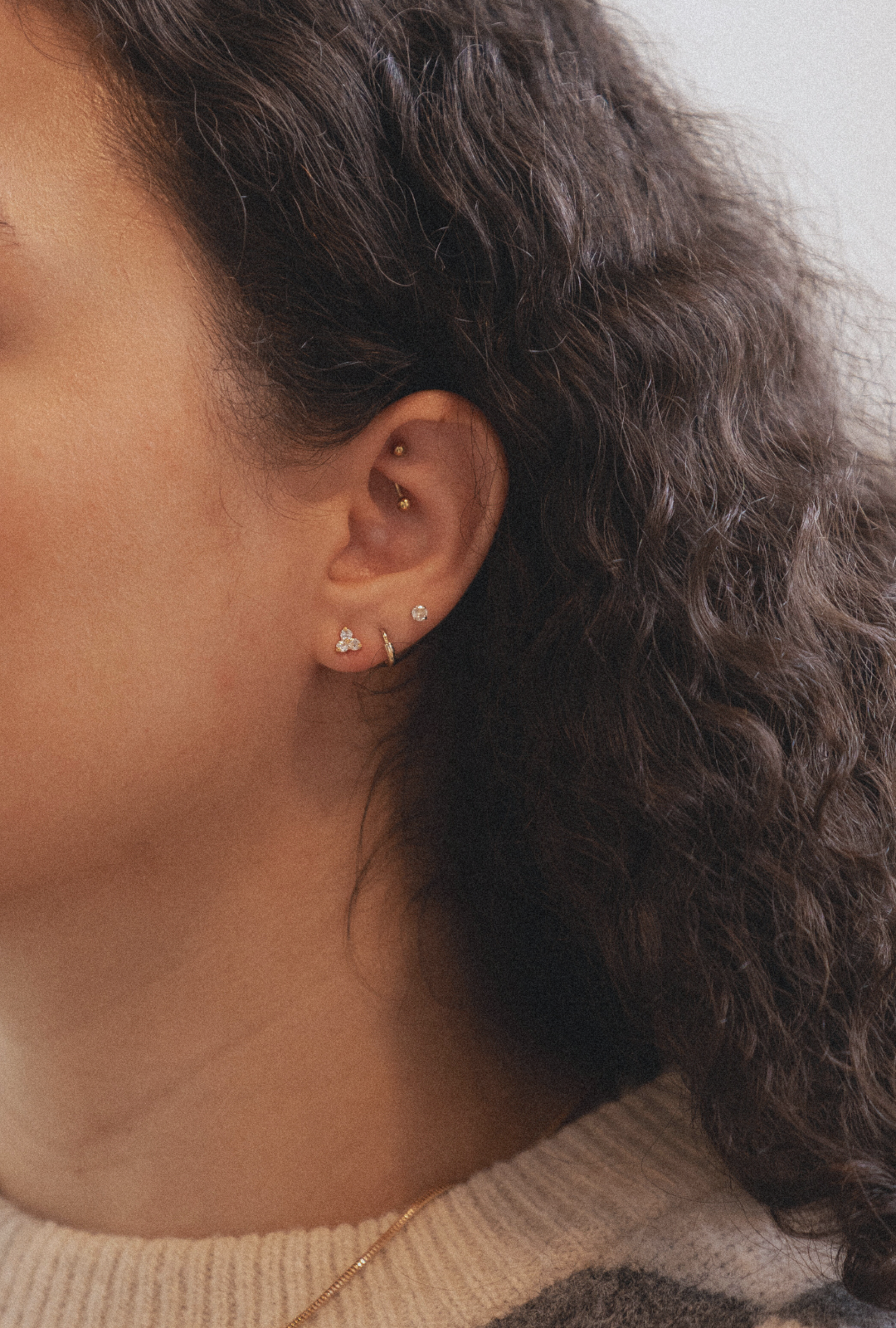 Trio Diamond Studs