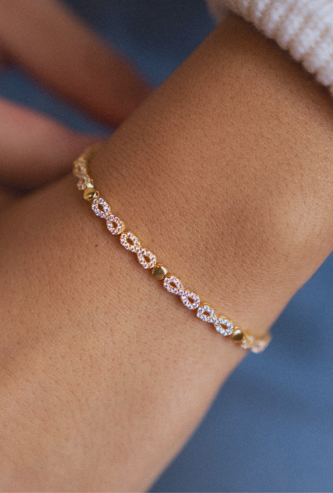 Infinity Diamond Tennis Bracelet