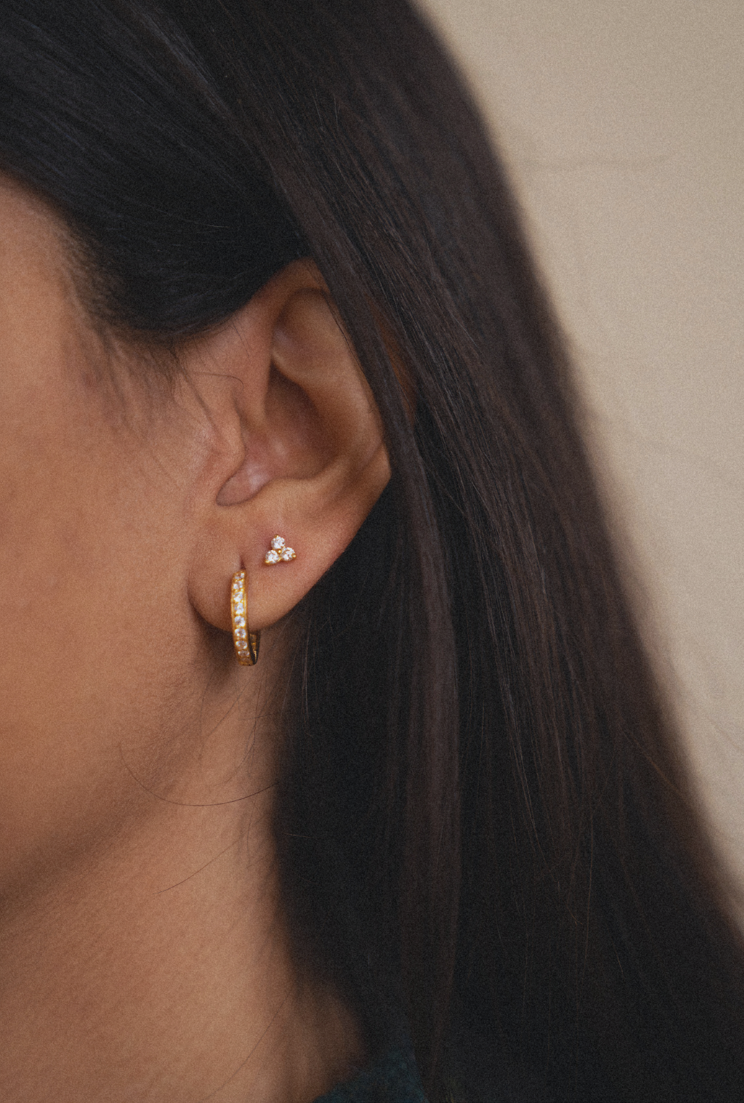 Trio Diamond Studs