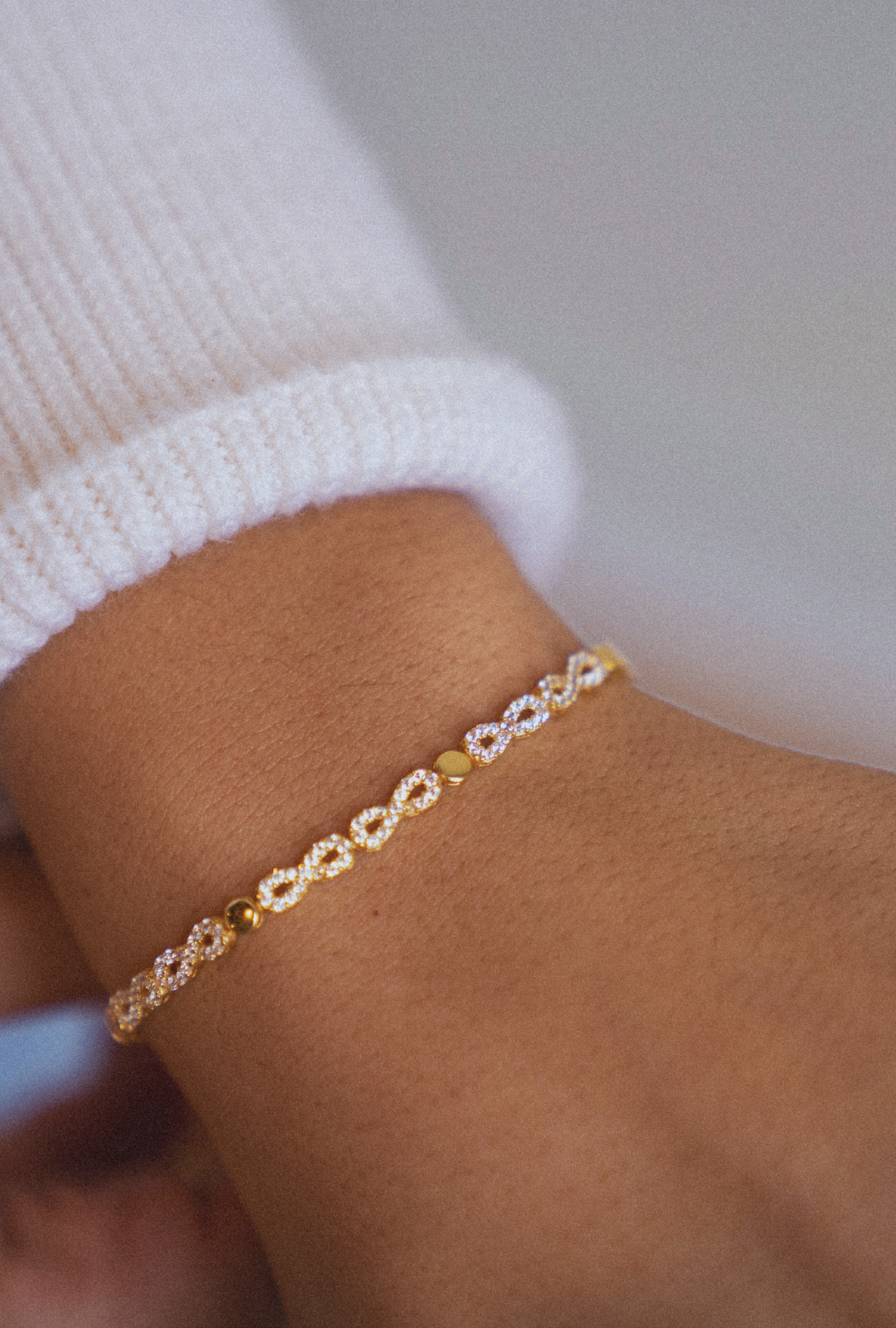 Infinity Diamond Tennis Bracelet