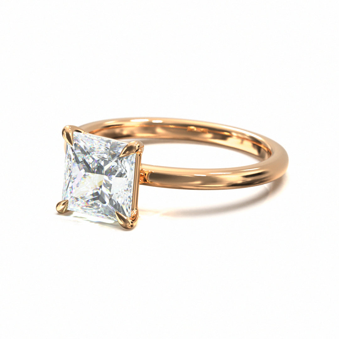 Princess Cut Classic Engagement Ring