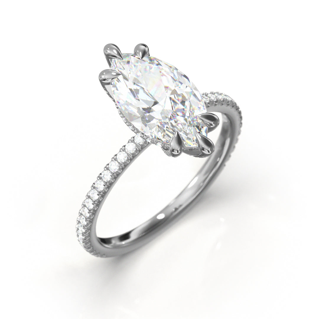 Marquise Cut Twilight Engagement Ring