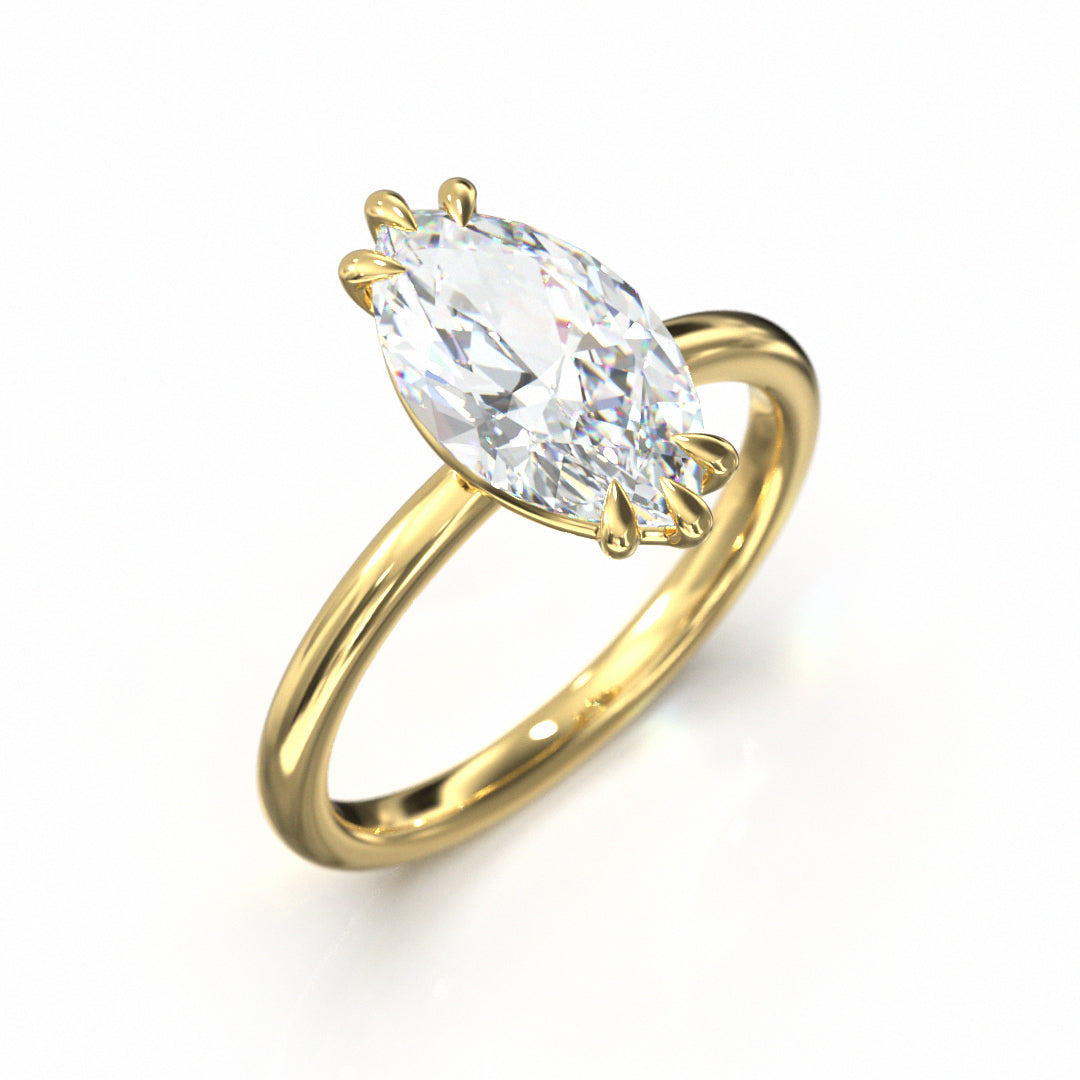Marquise Cut Classic Engagement Ring