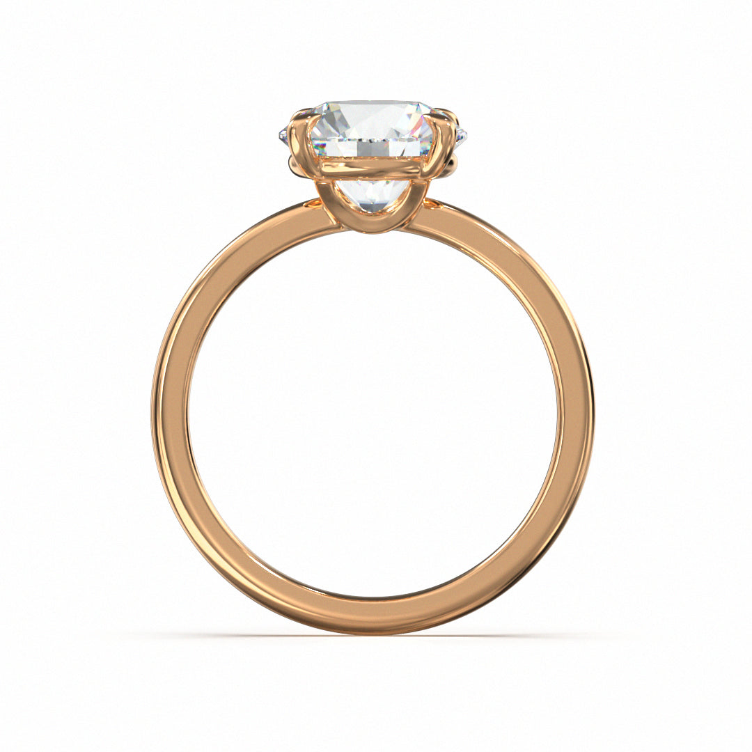 Round Cut Classic Engagement Ring