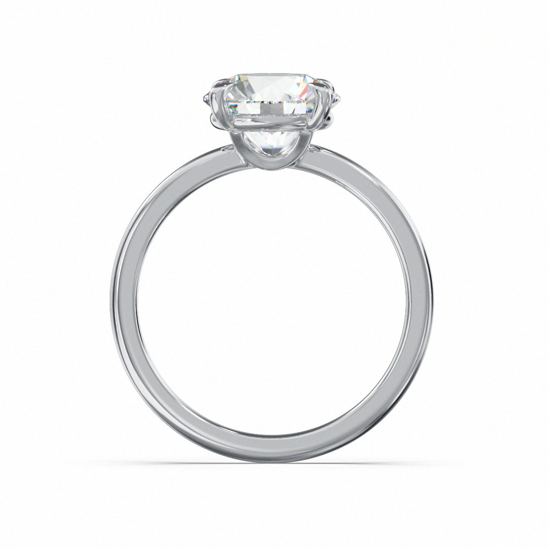 Round Cut Classic Engagement Ring