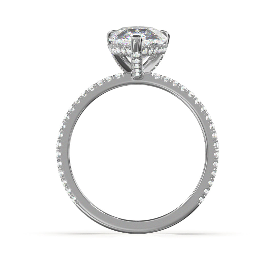 Pear Cut Twilight Engagement Ring