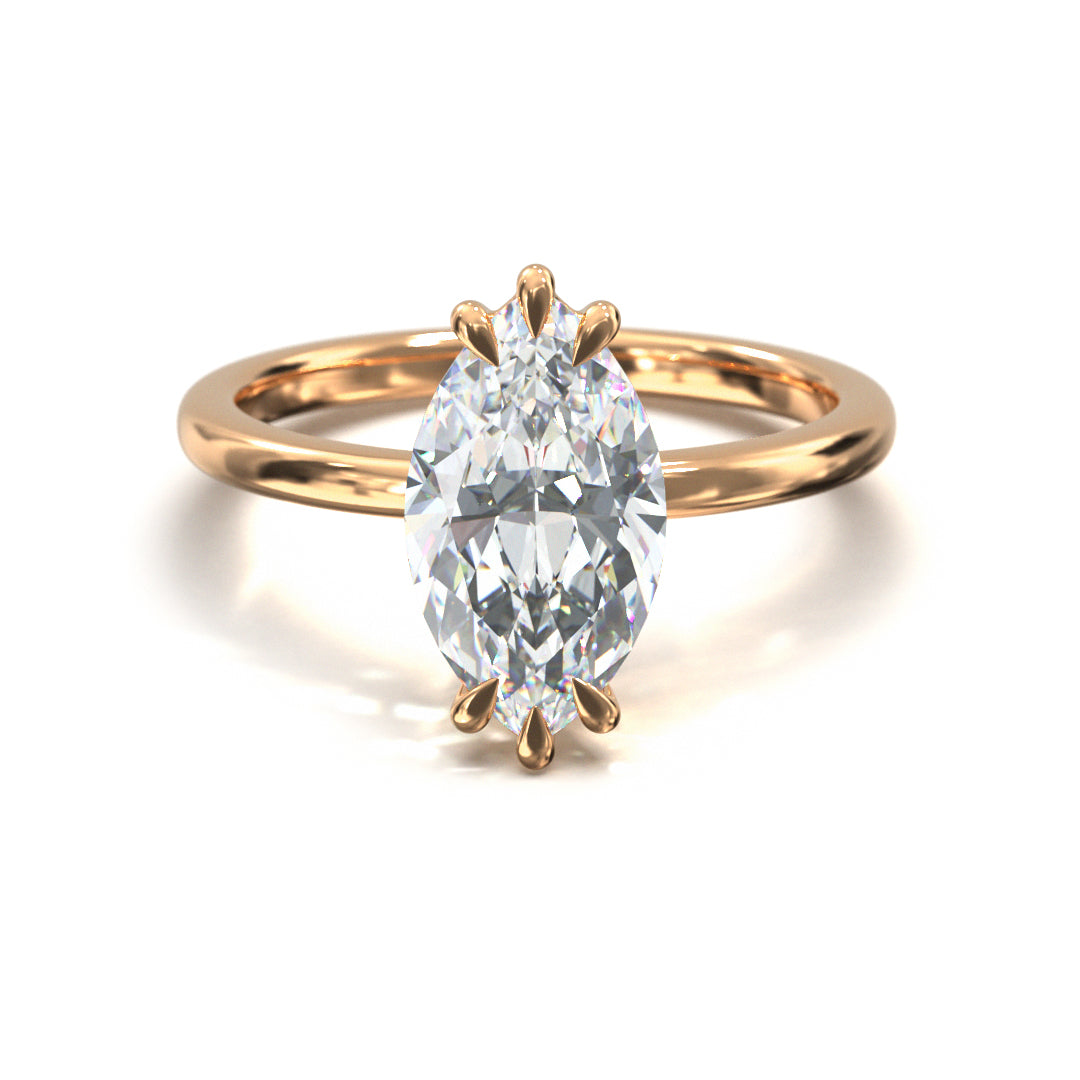 Marquise Cut Classic Engagement Ring