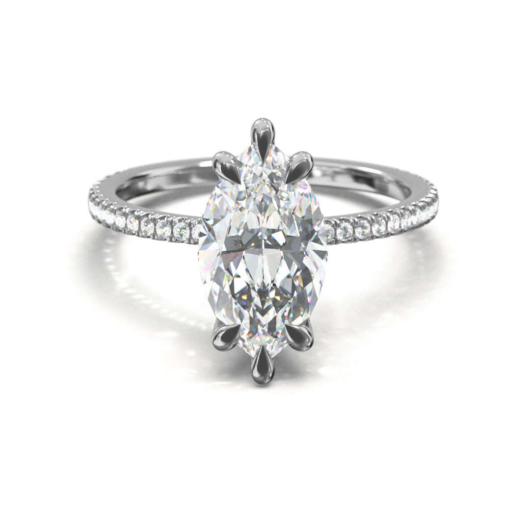 Marquise Cut Twilight Engagement Ring