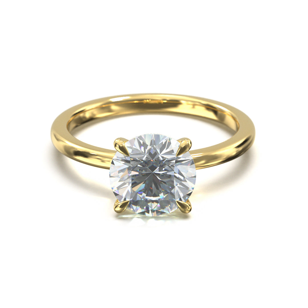 Round Cut Classic Engagement Ring